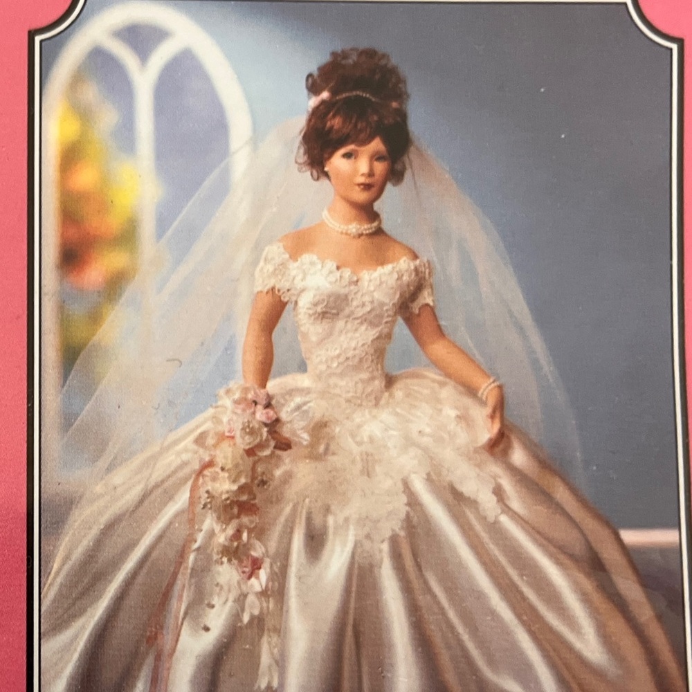 Paradise Galleries “June” Bridal Beauties Porcelain Doll NIB